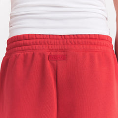 FLEECE LOUNGE MENS RELAXED SHORT | WASHED RED