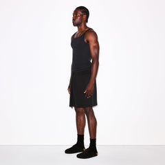 FLEECE LOUNGE MENS RELAXED SHORT | WASHED ONYX
