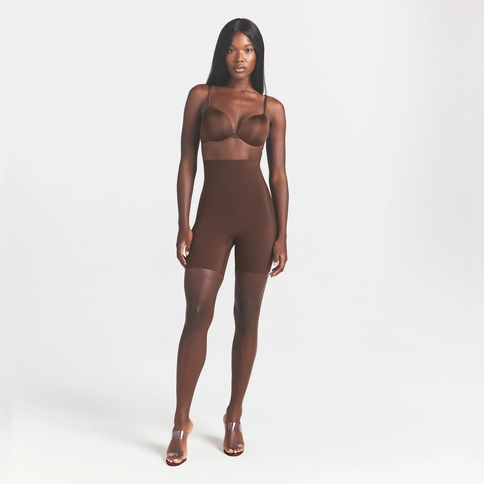 COOL SHAPEWEAR HIGH-WAISTED SHORT | COCOA