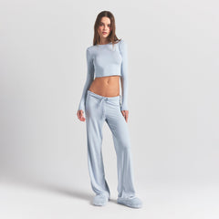SKIMS SLEEP STRAIGHT LEG PANT | ZEN BLUE