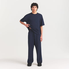 JERSEY LOUNGE MENS RELAXED STRAIGHT LEG PANT | NAVY