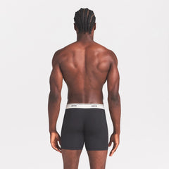 SKIMS COTTON RIB MENS 5" BOXER BRIEF | ONYX