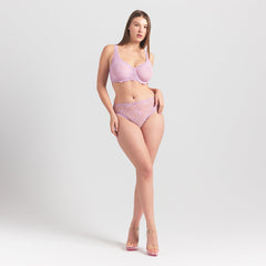 STRETCH LACE BRIEF | BABY PINK