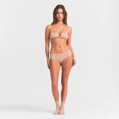 EVERYDAY COTTON TRIANGLE BRALETTE | CLAY HEATHER