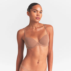 EVERYDAY COTTON T-SHIRT BRA | SIENNA HEATHER