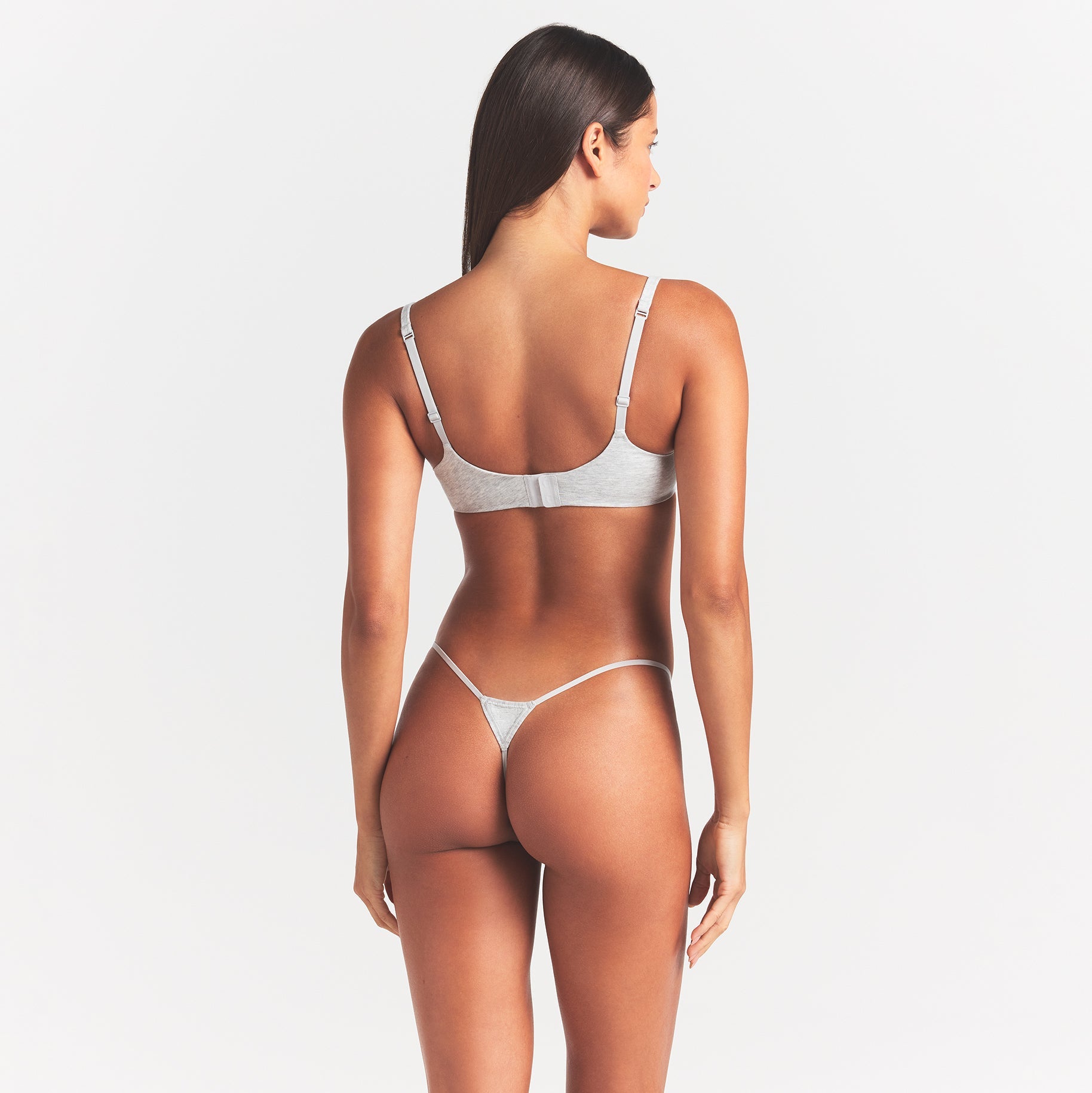 EVERYDAY COTTON ULTIMATE TEARDROP PUSH-UP BRA | LIGHT HEATHER GREY