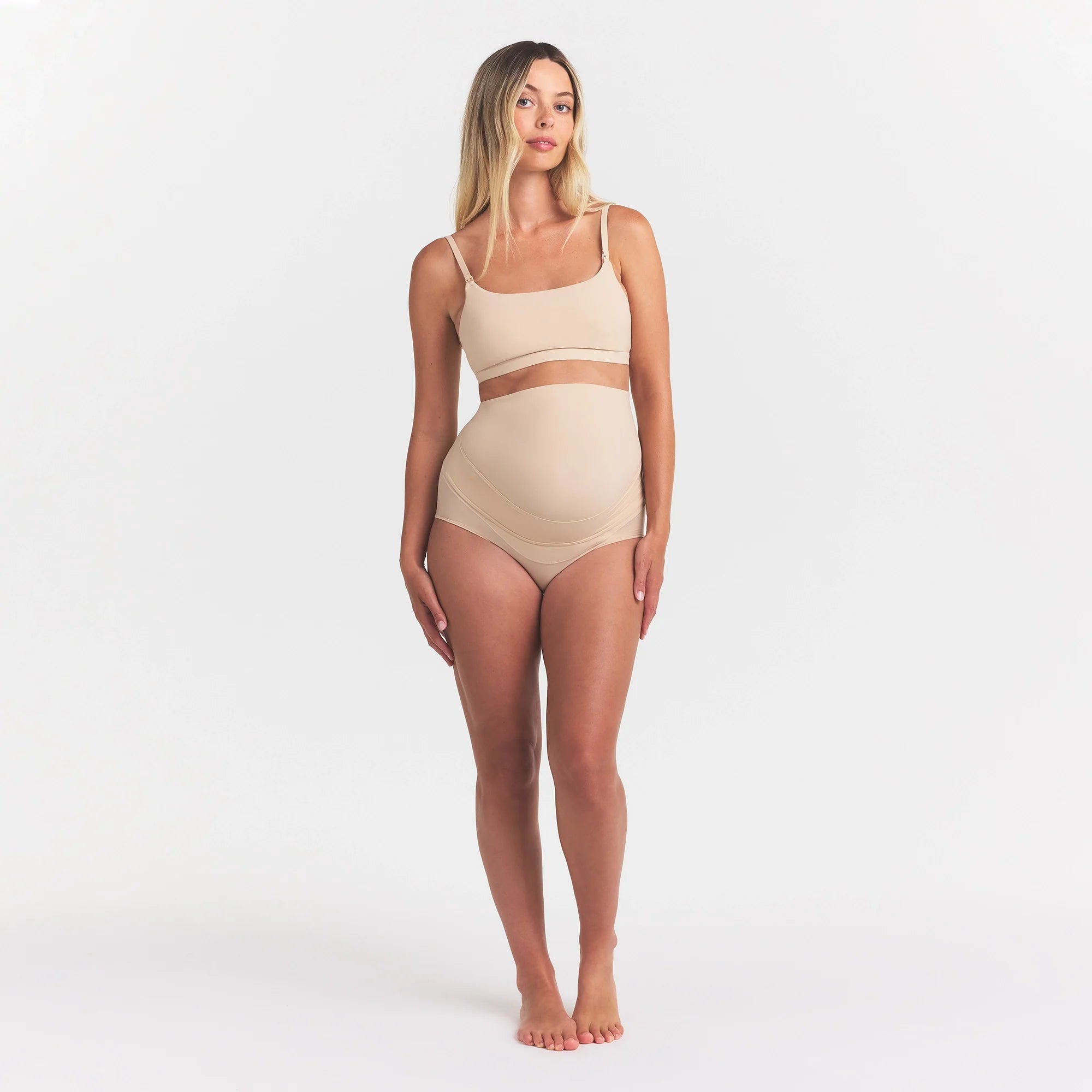 FITS EVERYBODY MATERNITY PUMPING SCOOP BRALETTE | SAND