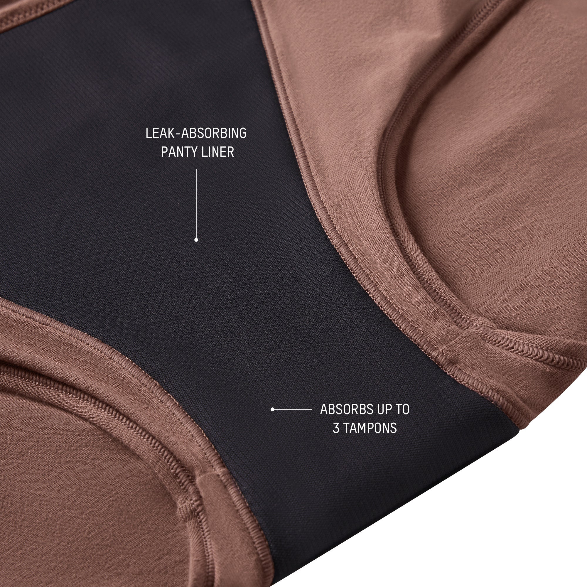 PERIOD PANTIES BRIEF | UMBER