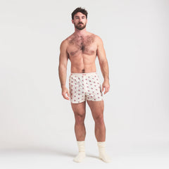 SKIMS FOR TEAM USA COTTON POPLIN MENS OLYMPIC BOXER | ECRU