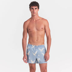 COTTON POPLIN MENS BOXER | AERO TEXTURED DOVE PRINT