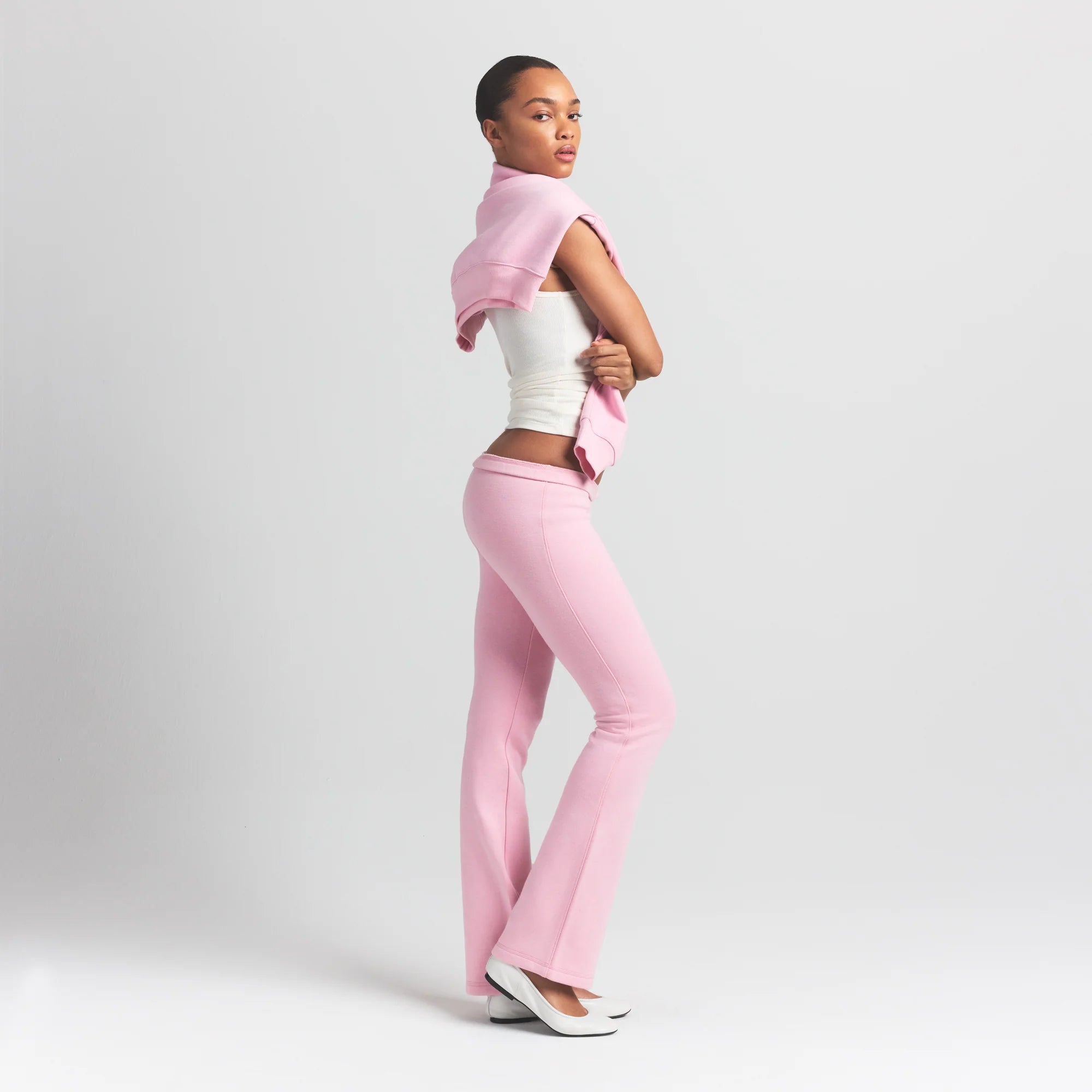 COTTON FLEECE SLIM PANT | HALITE