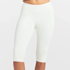 REFINED KNIT CAPRI | EGRET