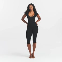 REFINED KNIT CAPRI | OBSIDIAN