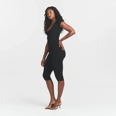 REFINED KNIT CAPRI | OBSIDIAN