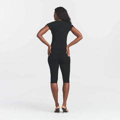 REFINED KNIT CAPRI | OBSIDIAN