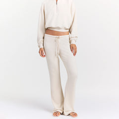 DRAPEY FRENCH TERRY STRAIGHT LEG PANT | BUFF