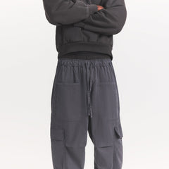 WOVEN MENS CARGO PANT | ASH