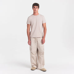 WOVEN MENS CARGO PANT | STONE