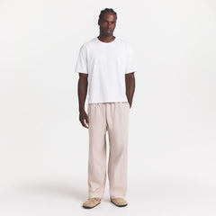 WOVEN MENS PULL-ON PANT | STONE