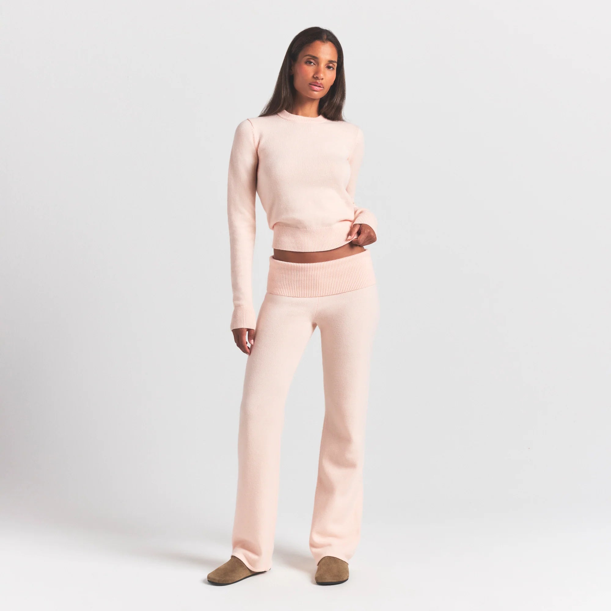 SWEATER KNITS FOLDOVER PANT | PRIMROSE