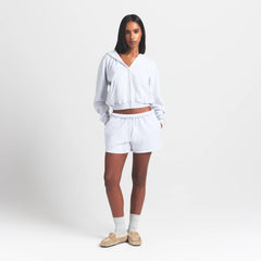 COTTON FLEECE CLASSIC SHORT | LIGHT HEATHER GREY
