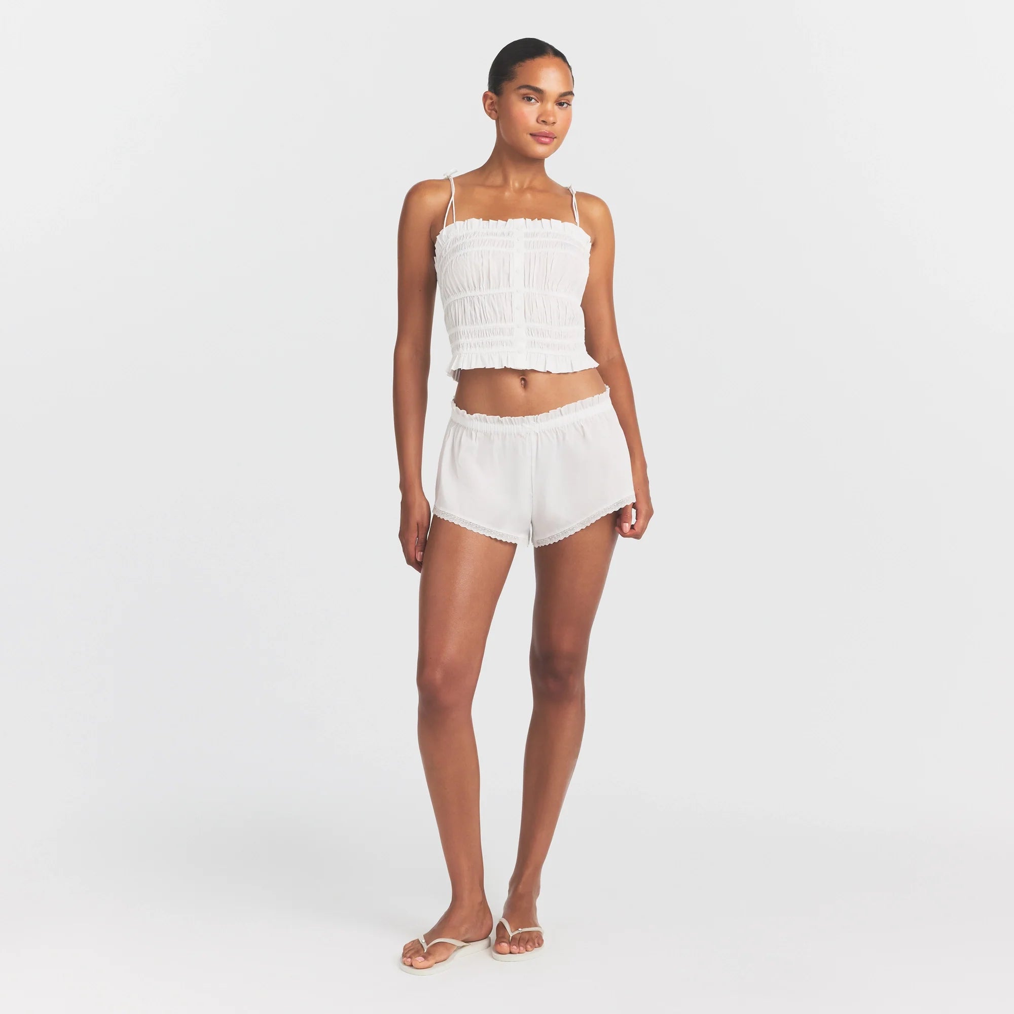 POPLIN APPAREL SHORT | SNOW
