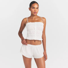 POPLIN APPAREL SHORT | SNOW