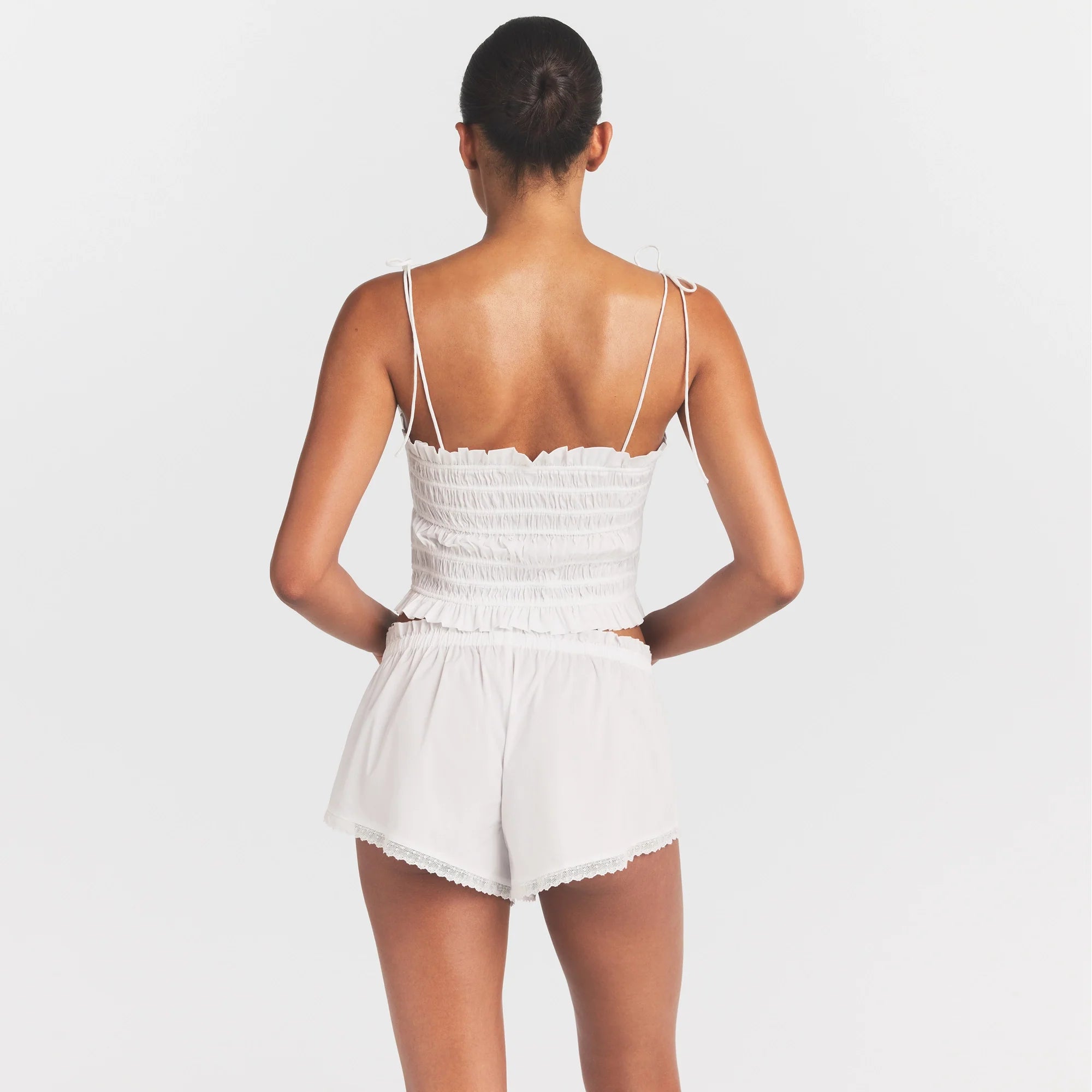 POPLIN APPAREL SHORT | SNOW