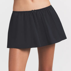POPLIN APPAREL MINI SKIRT | ONYX