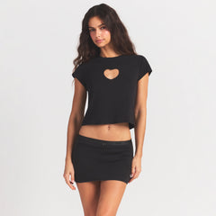 LOGO POINTELLE MICRO SKORT | SOOT