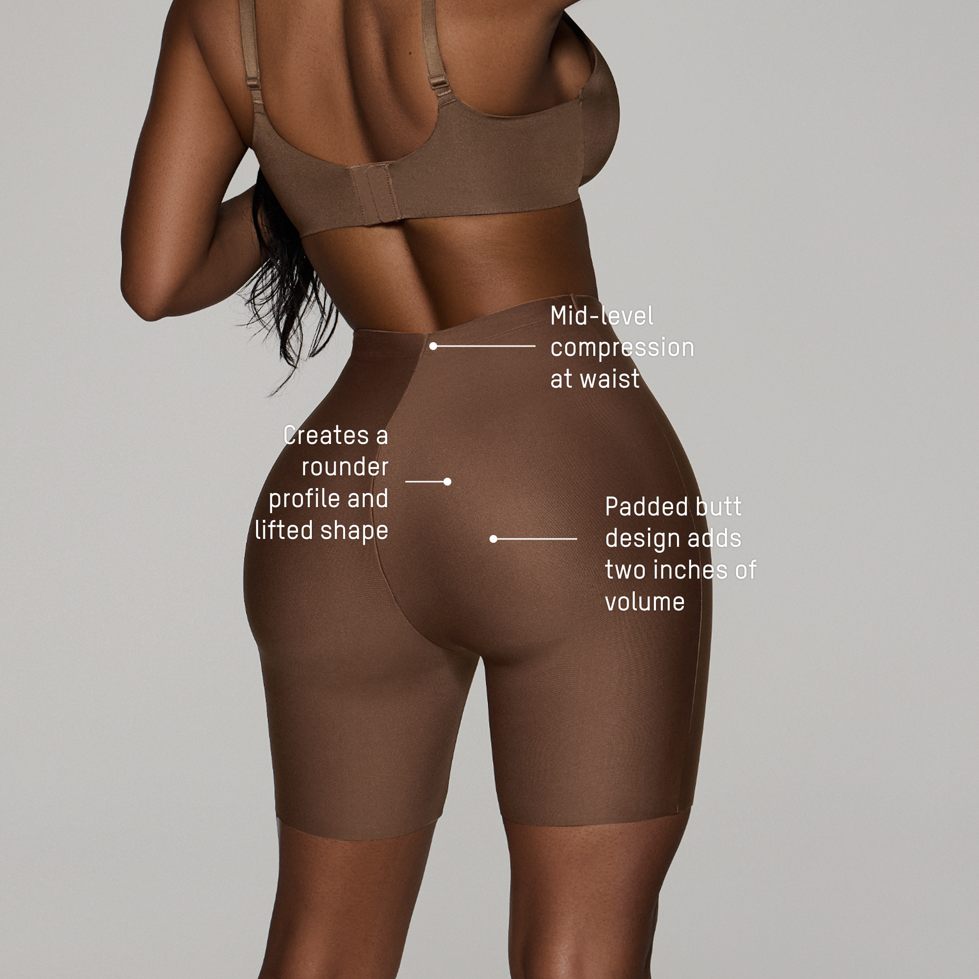 SKIMS BODY BUTT ENHANCING PADDED SHORT | COCOA