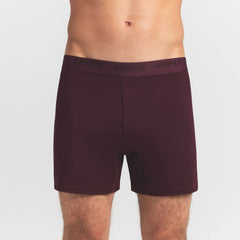 SKIMS STRETCH MENS KNIT BOXER | CURRANT