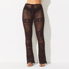 SWIM COVER-UPS CROCHET FLARE PANT | PHOENIX