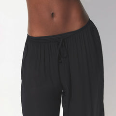SWIM COVER-UPS SHEER PANT | OBSIDIAN