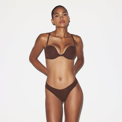FITS EVERYBODY RACERBACK DEMI BRA | COCOA
