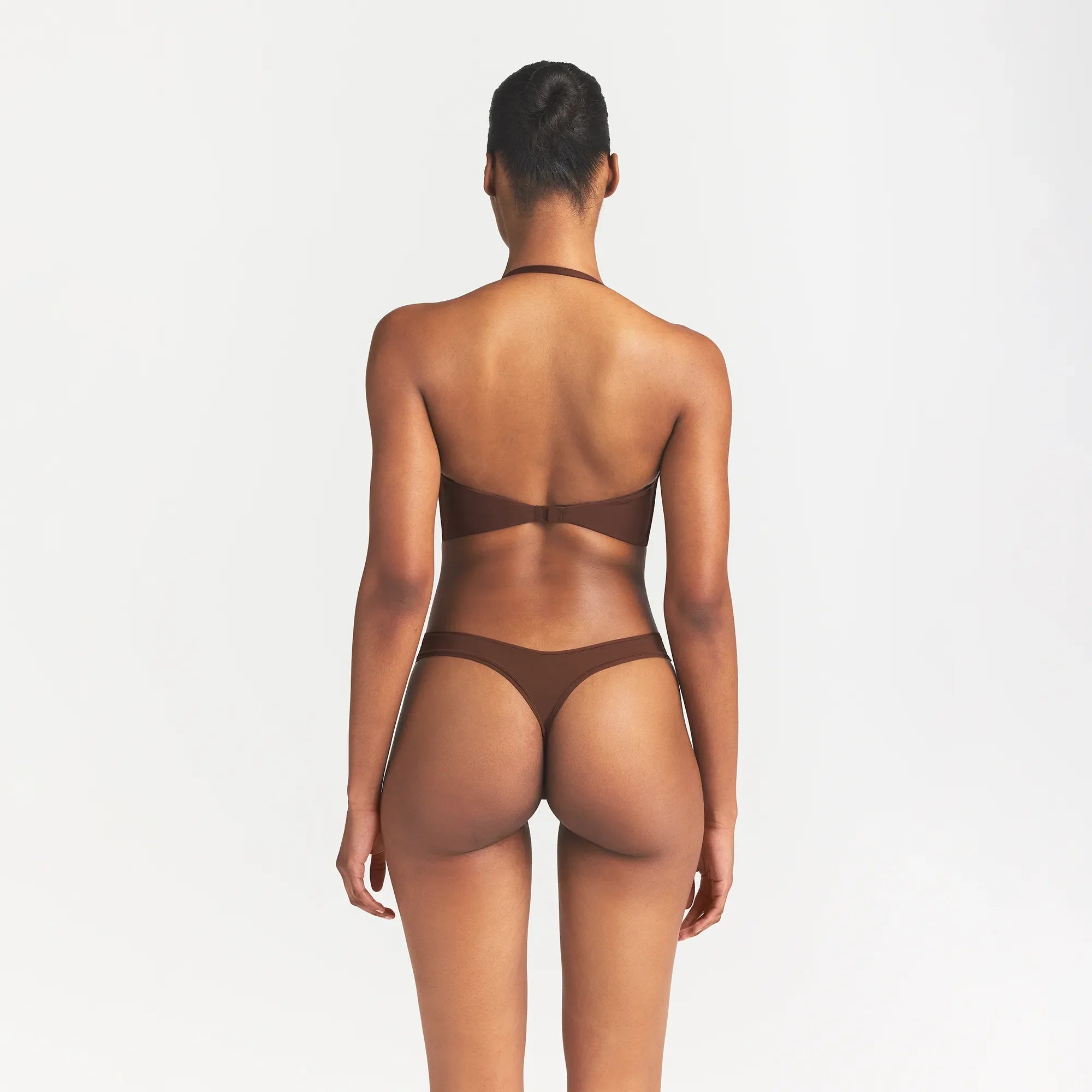 FITS EVERYBODY LOW BACK LONGLINE BRA | COCOA