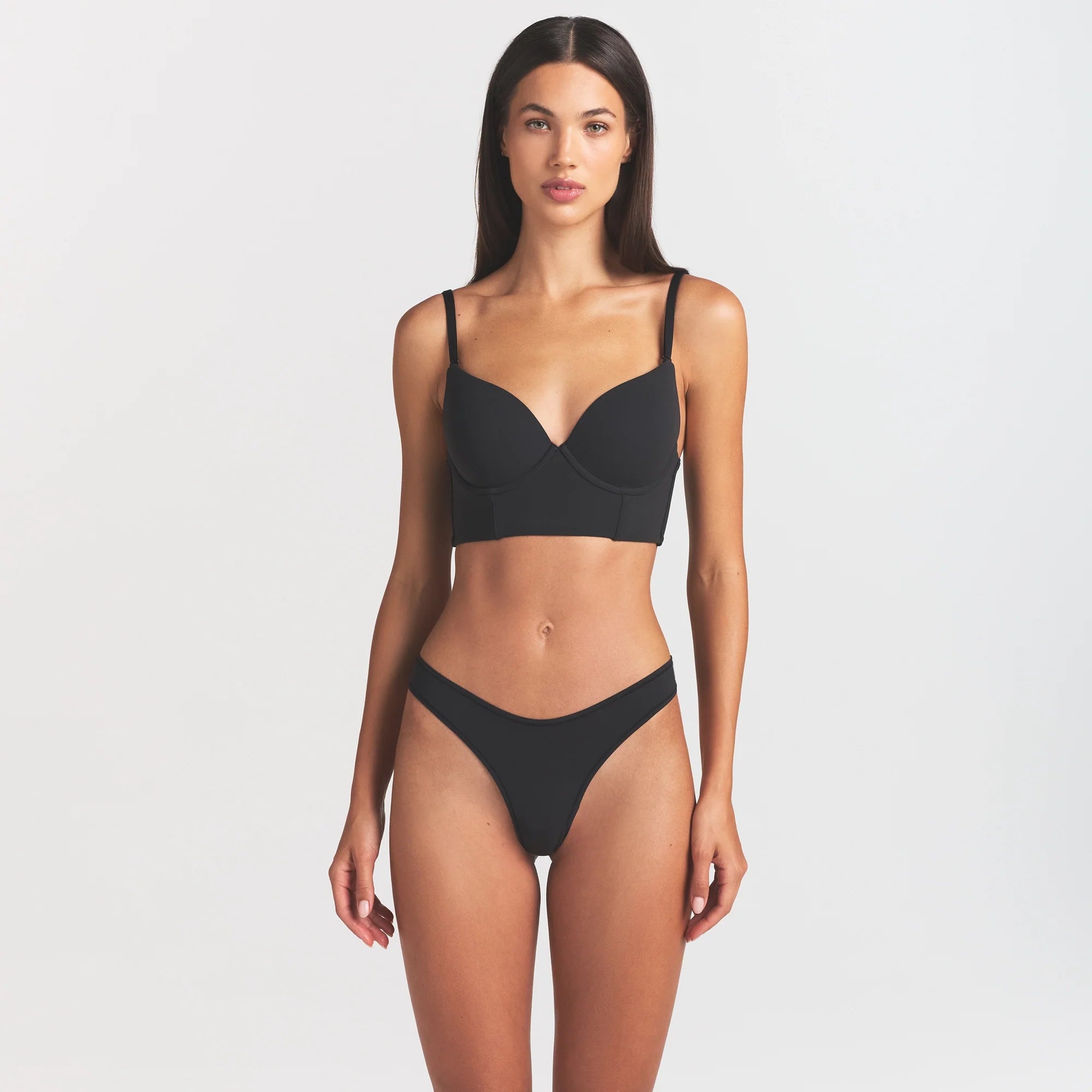 FITS EVERYBODY LOW BACK LONGLINE BRA | ONYX