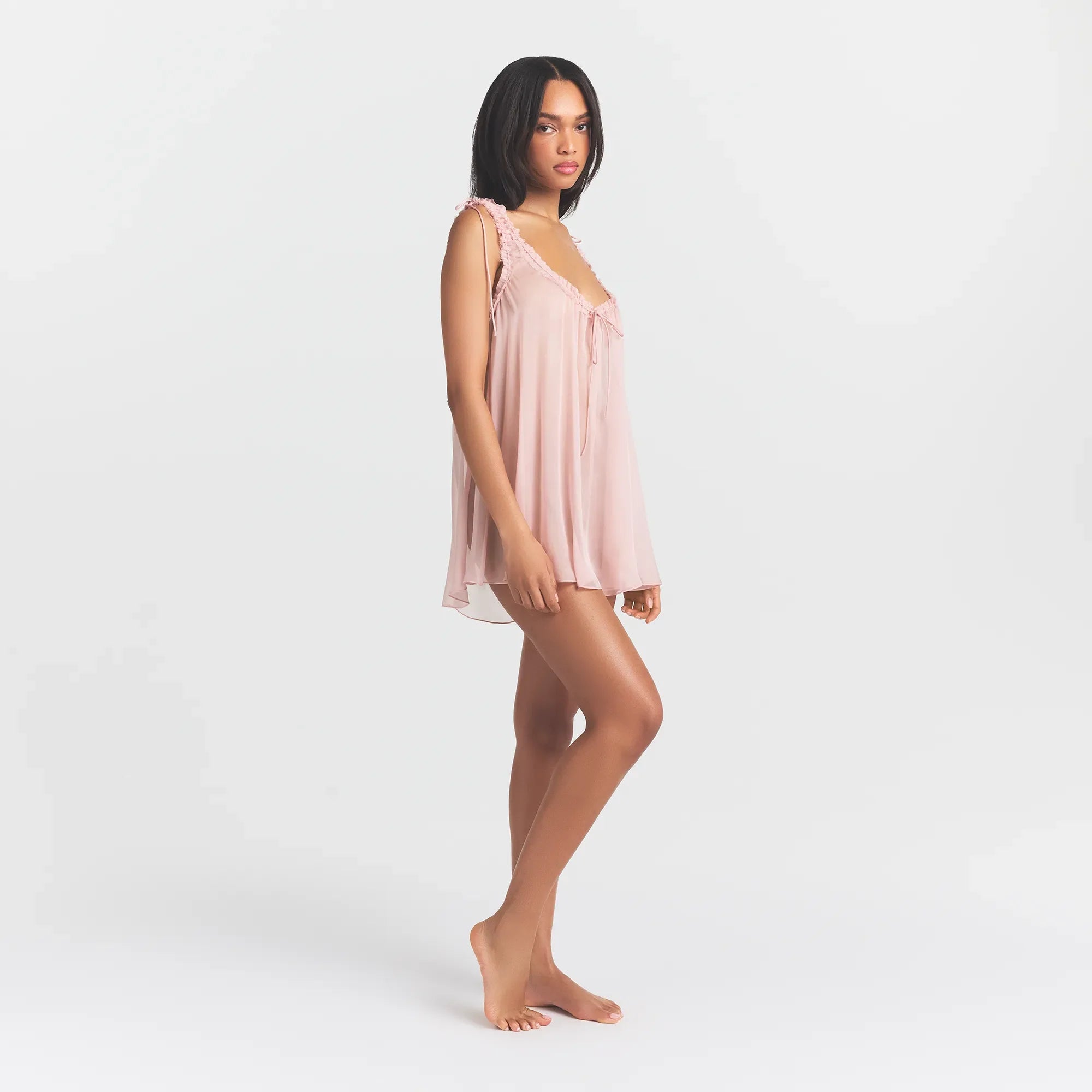 SKIMS ROMANCE MINI DRESS | MORGANITE