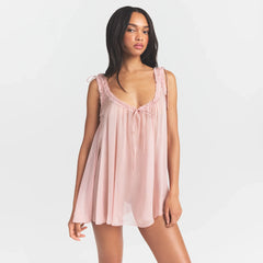 SKIMS ROMANCE MINI DRESS | MORGANITE