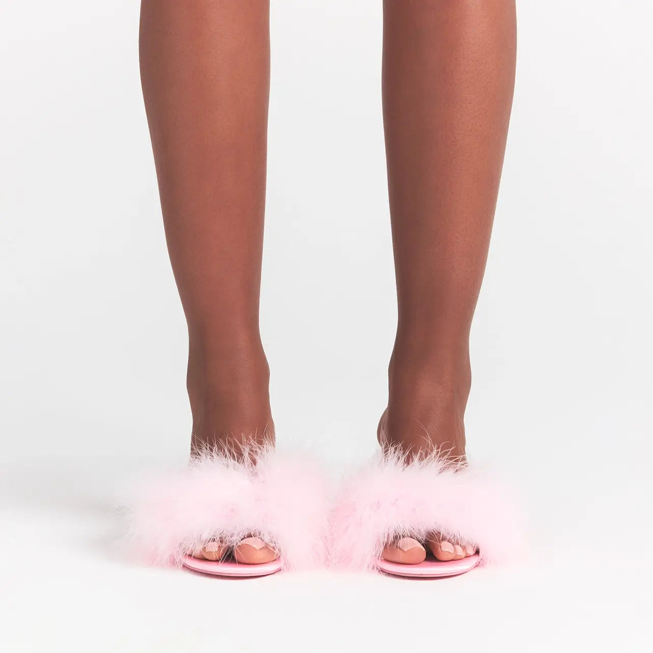FEATHER KITTEN HEEL | CHERRY BLOSSOM