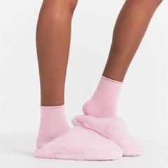 FAUX FUR SLIPPER | CHERRY BLOSSOM
