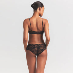 STRETCH LACE HIPSTER | SOOT