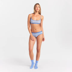 LIGHTWEIGHT COTTON LOGO PICOT HIPSTER | ARCTIC GINGHAM
