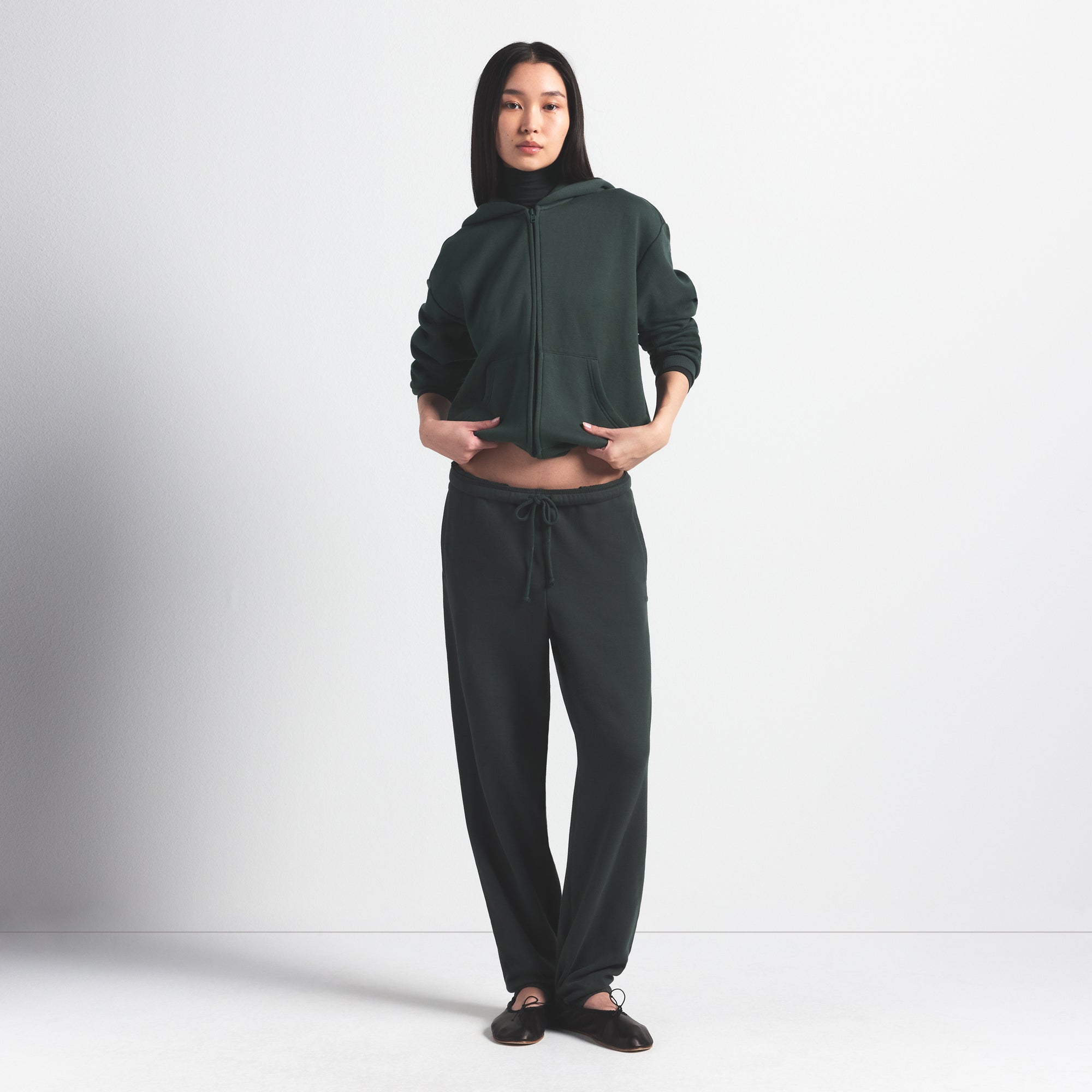 COTTON FLEECE CLASSIC JOGGER | SPRUCE