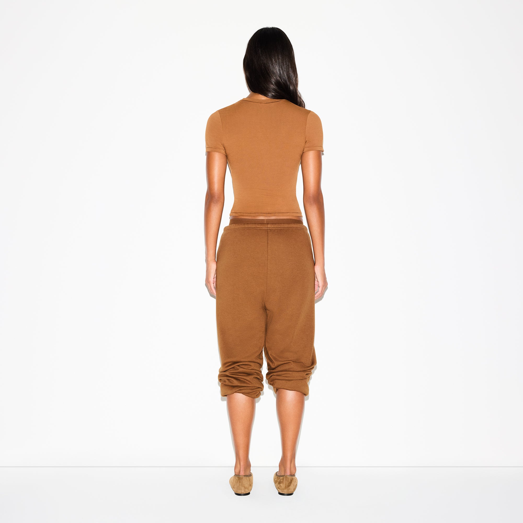 COTTON FLEECE CLASSIC JOGGER | BISON