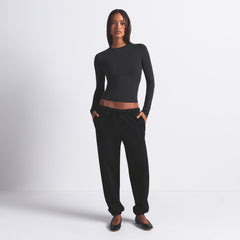 COTTON FLEECE CLASSIC JOGGER | ONYX