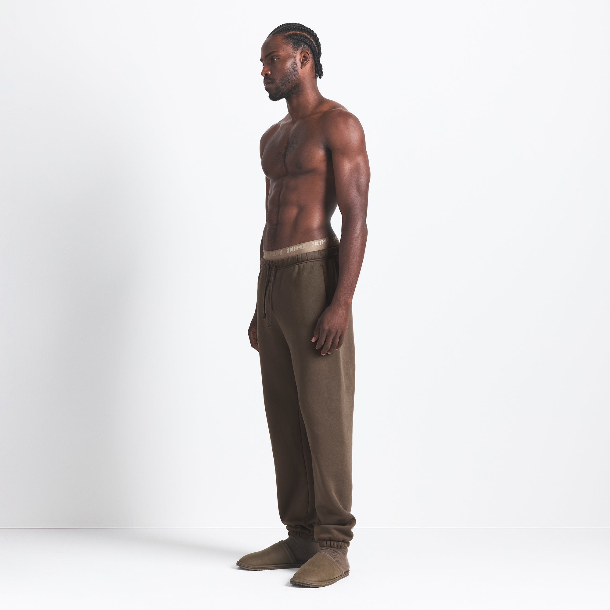 FLEECE LOUNGE MENS RELAXED JOGGER | DRIFTWOOD