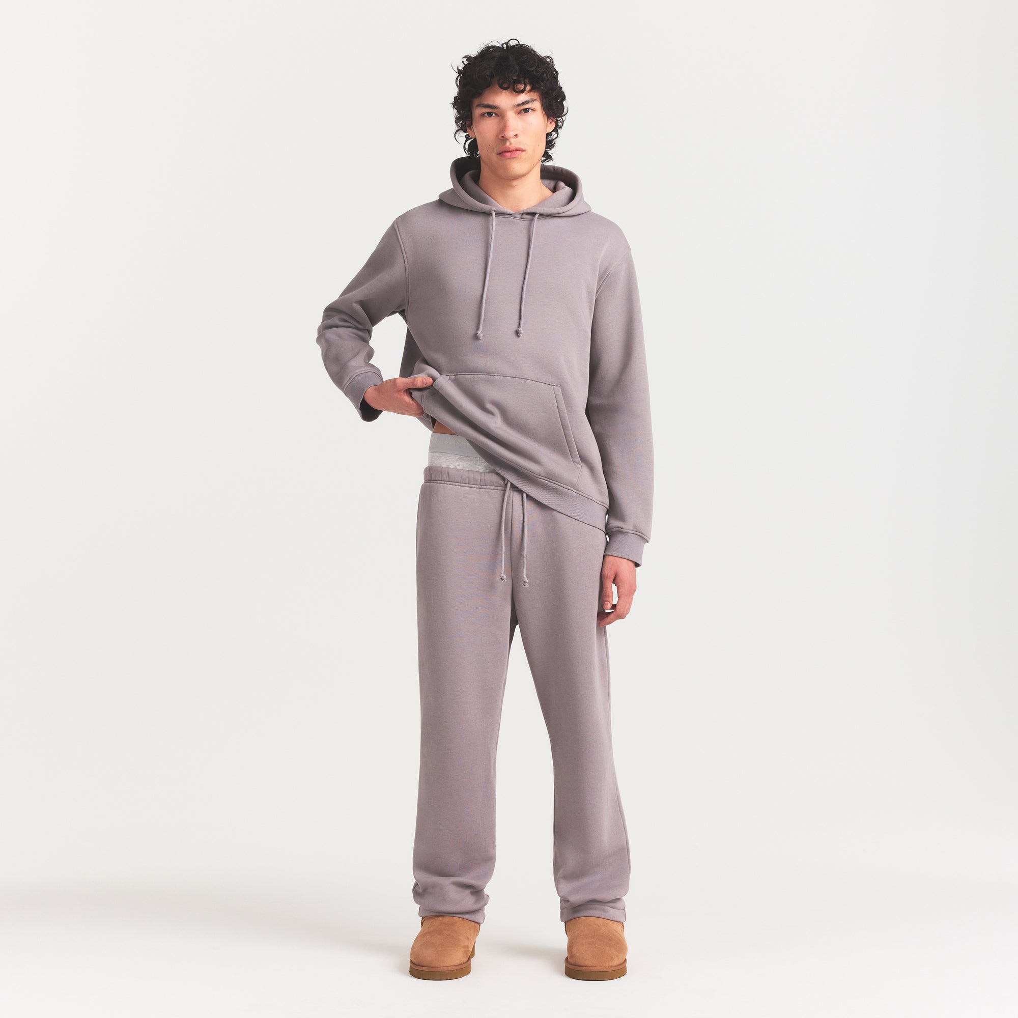 FLEECE LOUNGE MENS CLASSIC STRAIGHT LEG PANT | SHADOW