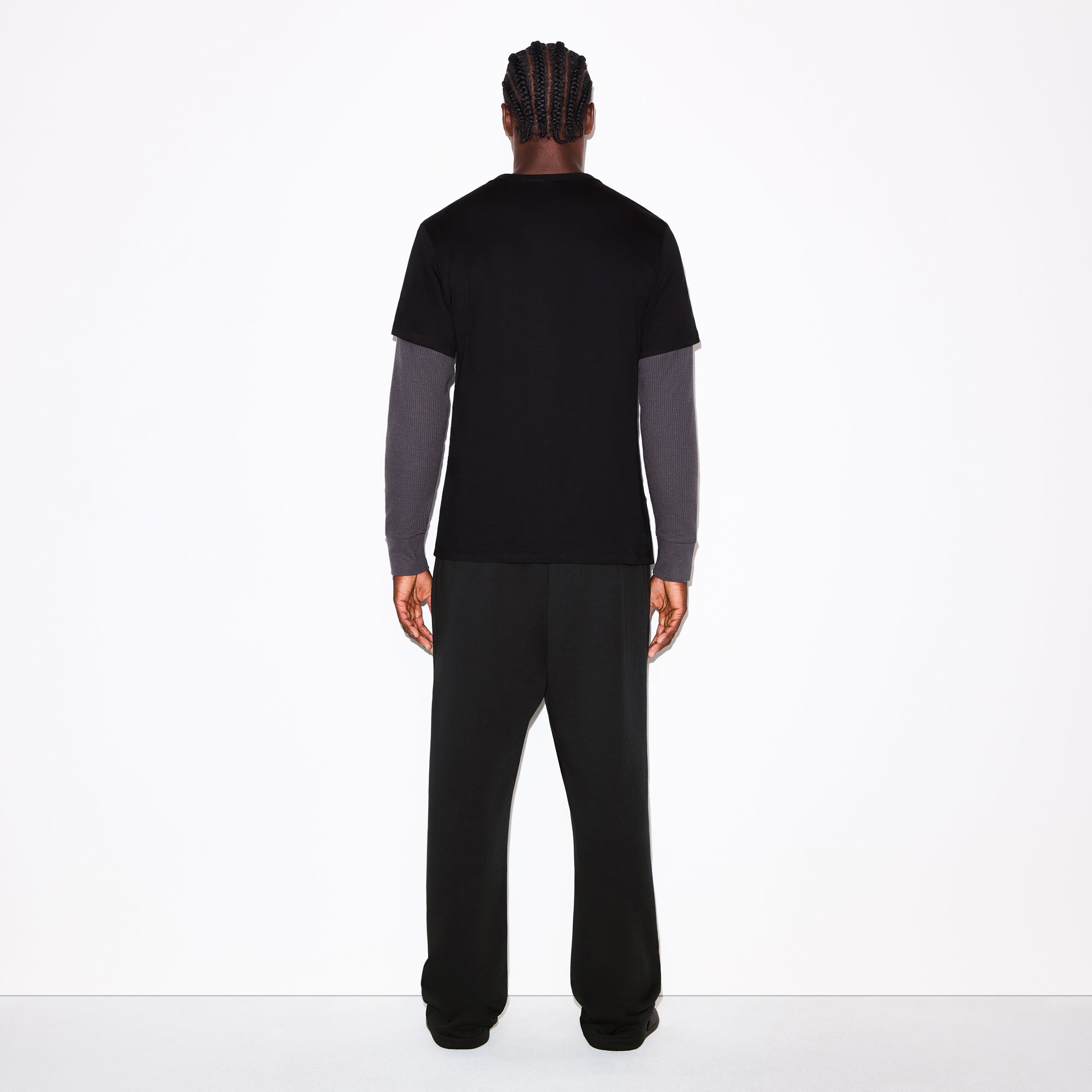 FLEECE LOUNGE MENS CLASSIC STRAIGHT LEG PANT | WASHED ONYX