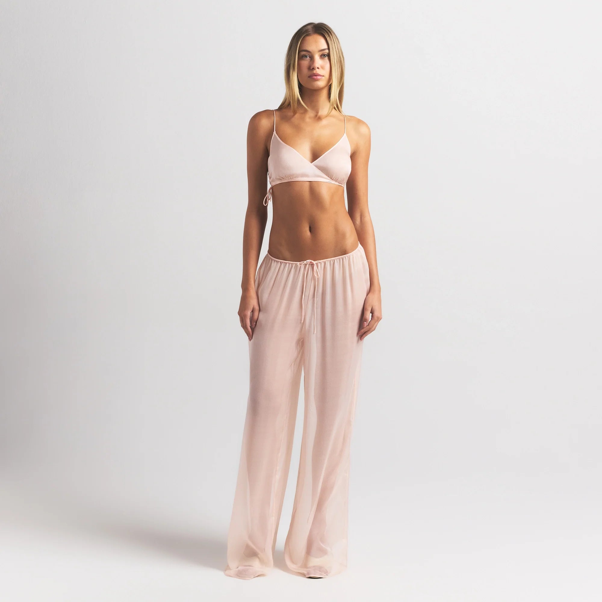 SKIMS ROMANCE WIDE LEG PANT | PRIMROSE